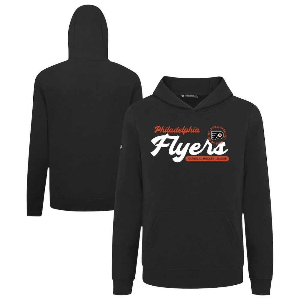 NHL Philadelphia Flyers Levelwear Youth Podium Monument Pullover Hoodie - Black