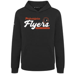 NHL Philadelphia Flyers Levelwear Youth Podium Monument Pullover Hoodie - Black
