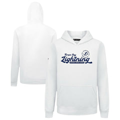 NHL Tampa Bay Lightning Levelwear Youth Podium Monument Pullover Hoodie - White