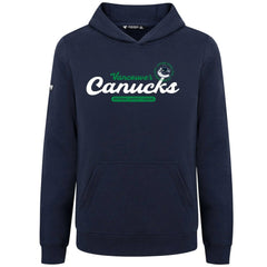 NHL Vancouver Canucks Levelwear Youth Podium Monument Pullover Hoodie - Navy