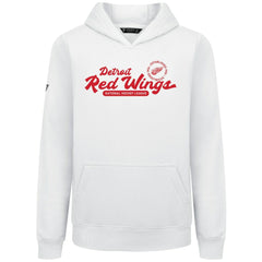 NHL Detroit Red Wings Levelwear Youth Podium Monument Pullover Hoodie - White