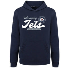 NHL Winnipeg Jets Levelwear Youth Podium Monument Pullover Hoodie - Navy