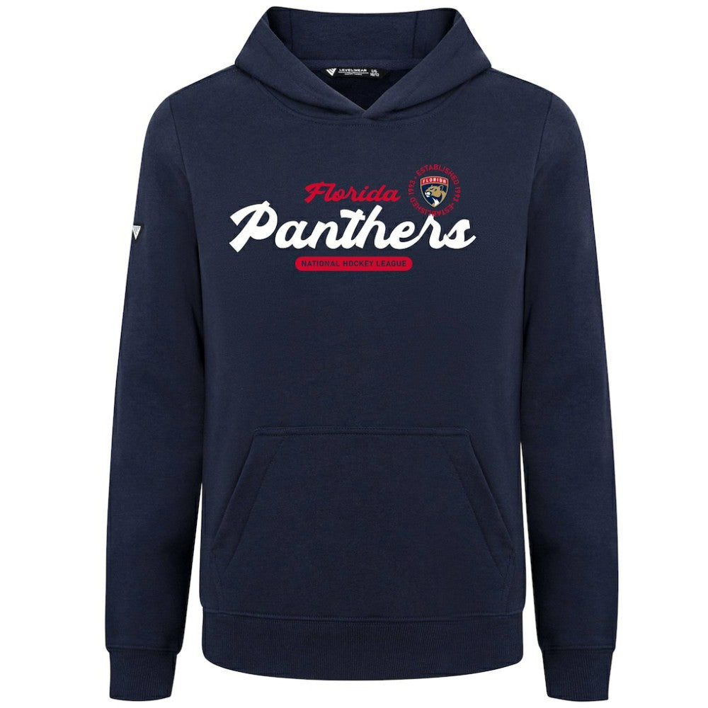 NHL Florida Panthers Levelwear Youth Podium Monument Pullover Hoodie - Navy