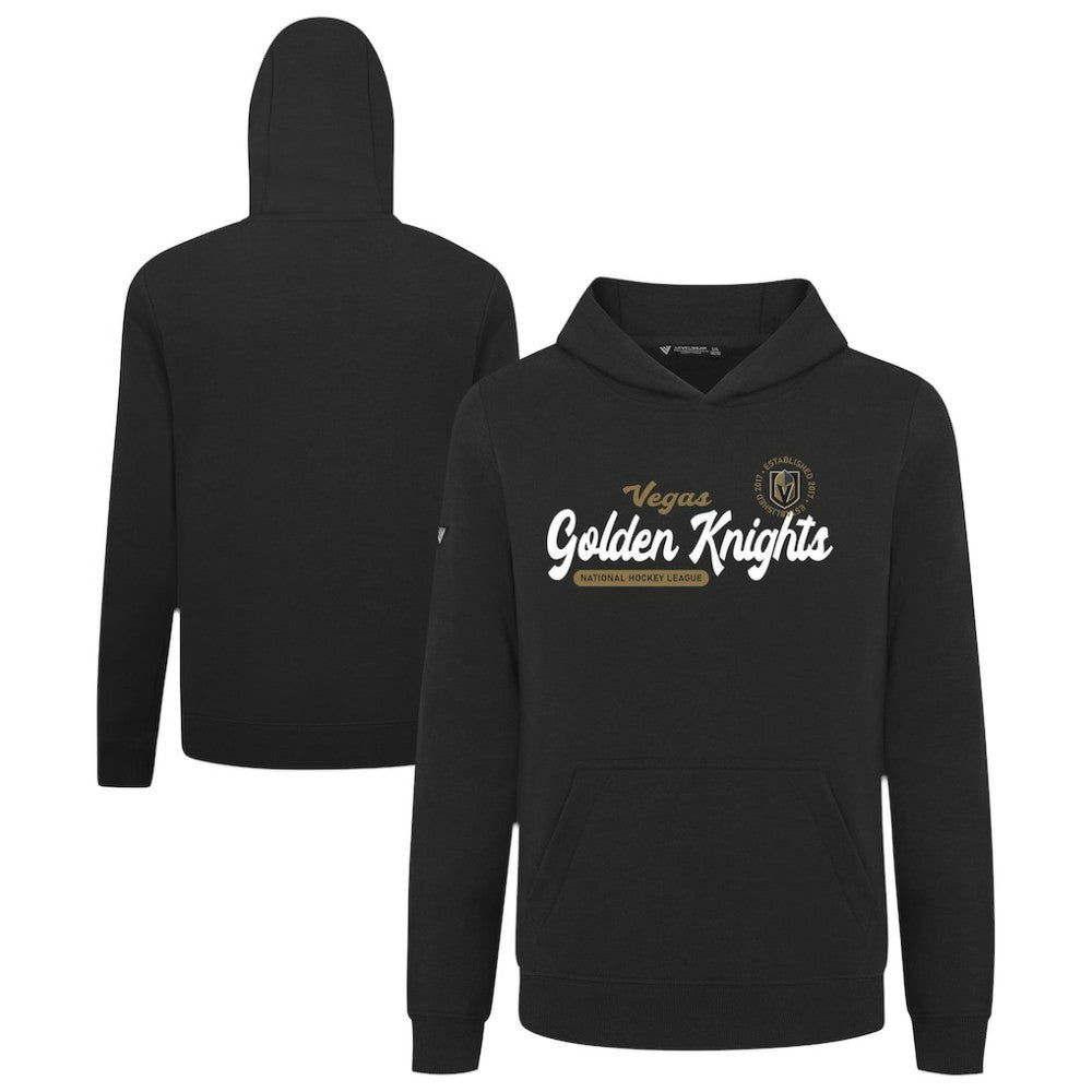 NHL Vegas Golden Knights Levelwear Youth Podium Monument Pullover Hoodie - Black