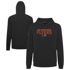 NHL Philadelphia Flyers Levelwear Youth Podium Carve Pullover Hoodie - Black