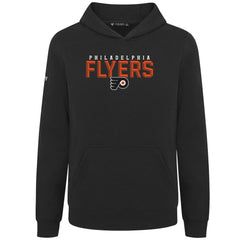 NHL Philadelphia Flyers Levelwear Youth Podium Carve Pullover Hoodie - Black