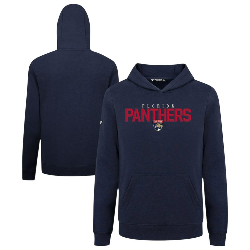NHL Florida Panthers Levelwear Youth Podium Carve Pullover Hoodie - Navy