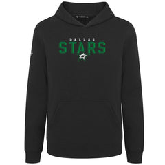 NHL Dallas Stars Levelwear Youth Podium Carve Pullover Hoodie - Black