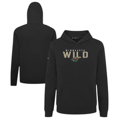 NHL Minnesota Wild Levelwear Youth Podium Carve Pullover Hoodie - Black