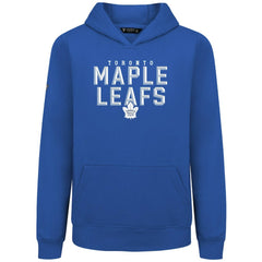 NHL Toronto Maple Leafs Levelwear Youth Podium Carve Pullover Hoodie - Royal