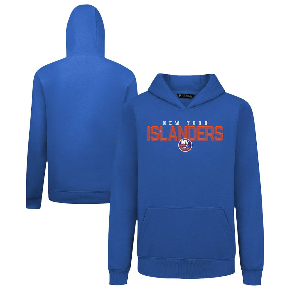 NHL New York Islanders Levelwear Youth Podium Carve Pullover Hoodie - Royal