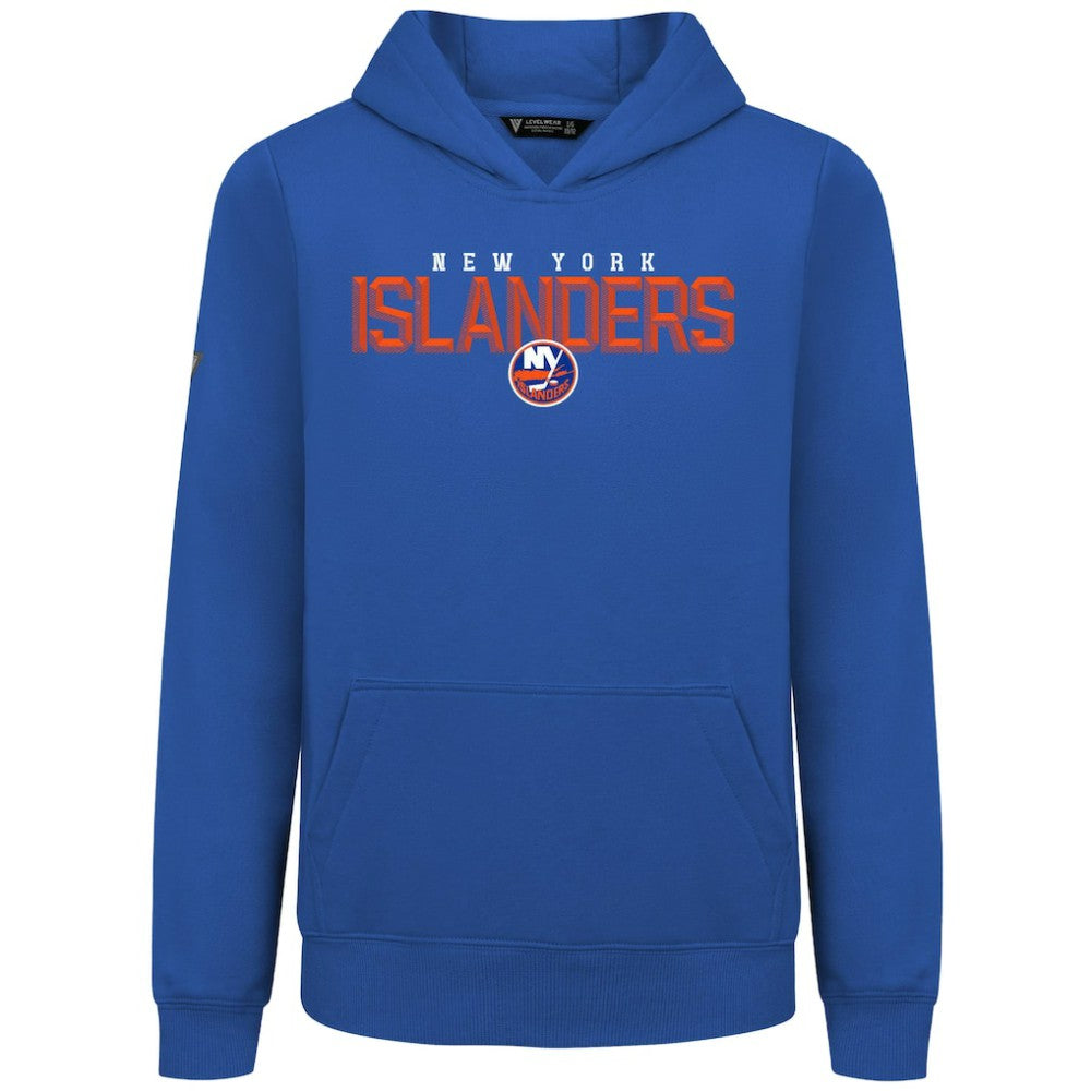 NHL New York Islanders Levelwear Youth Podium Carve Pullover Hoodie - Royal