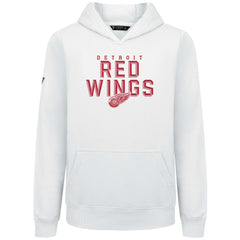 NHL Detroit Red Wings Levelwear Youth Podium Carve Pullover Hoodie - White