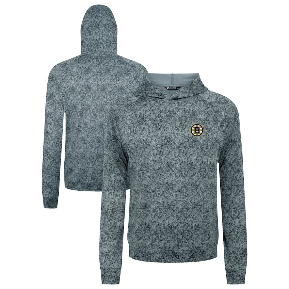 NHL Boston Bruins Levelwear Albatross Raglan Pullover Hoodie - Gray