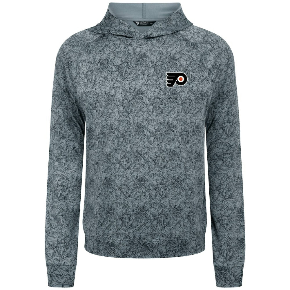 NHL Philadelphia Flyers Levelwear Albatross Raglan Pullover Hoodie - Gray