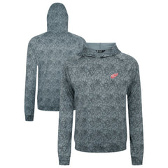NHL Detroit Red Wings Levelwear Albatross Raglan Pullover Hoodie - Gray