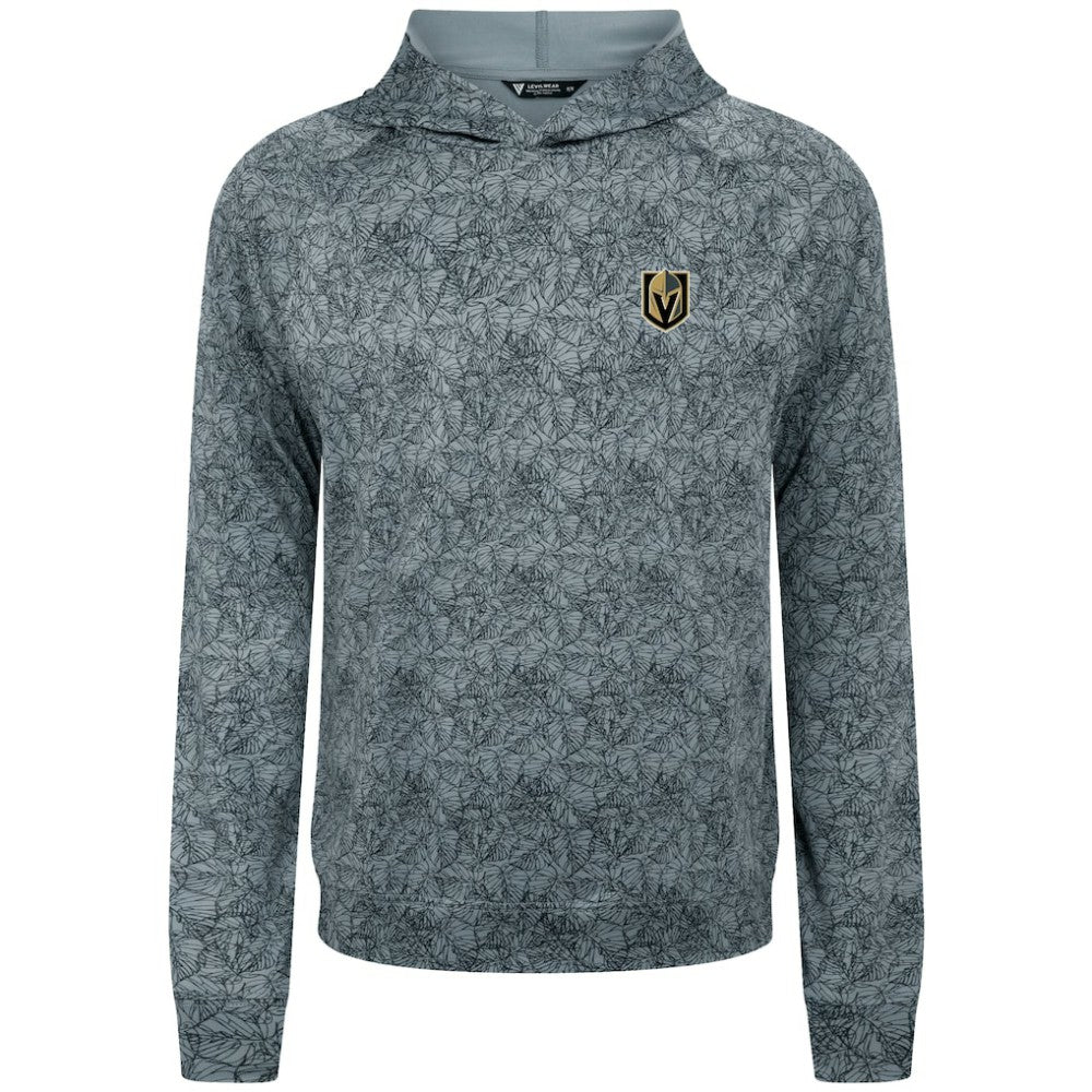 NHL Vegas Golden Knights Levelwear Albatross Raglan Pullover Hoodie - Gray