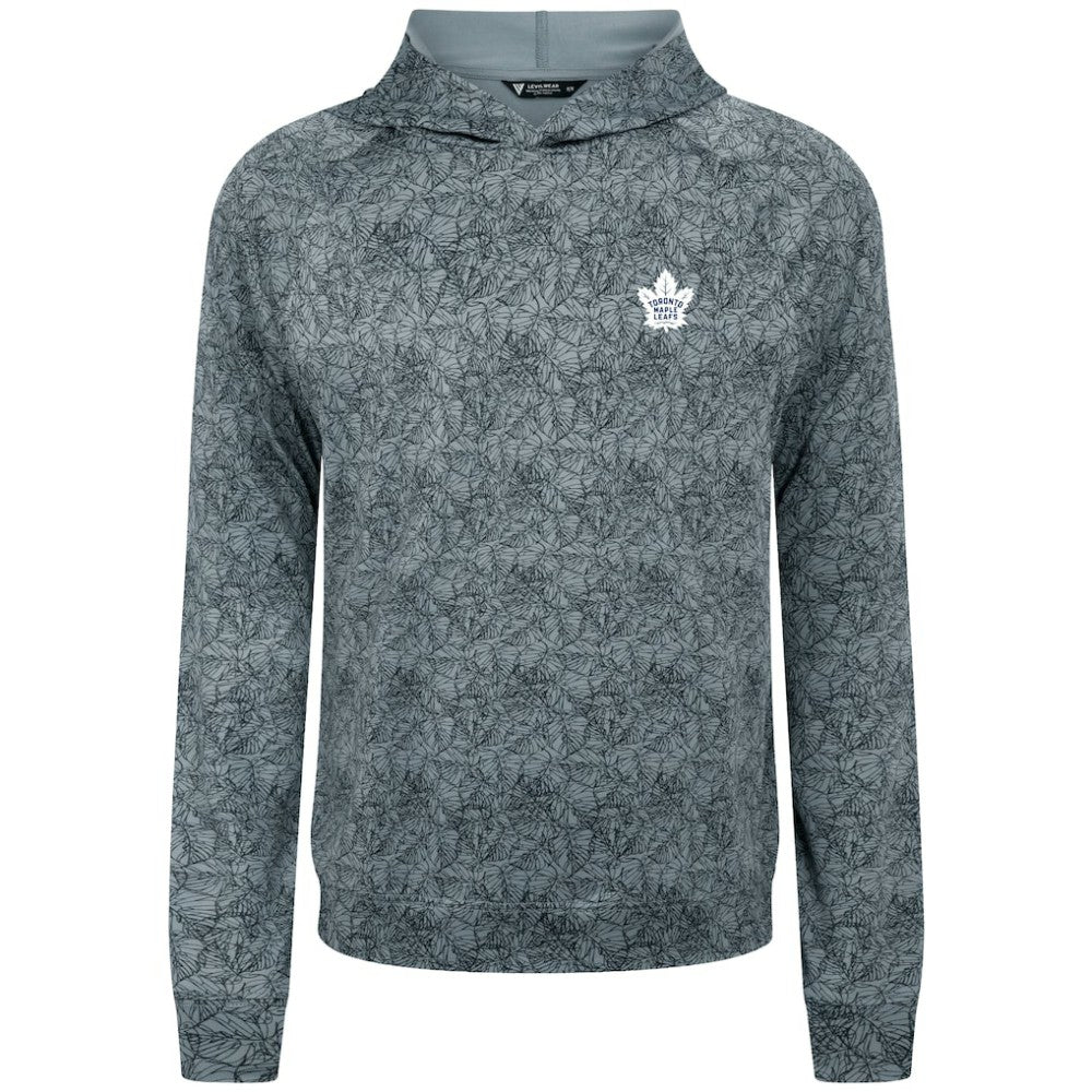 NHL Toronto Maple Leafs Levelwear Albatross Raglan Pullover Hoodie - Gray