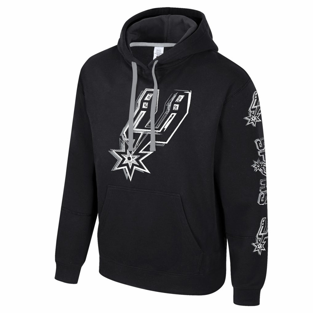 San Antonio Spurs Stadium Essentials Unisex Elementized Pullover Hoodie Black