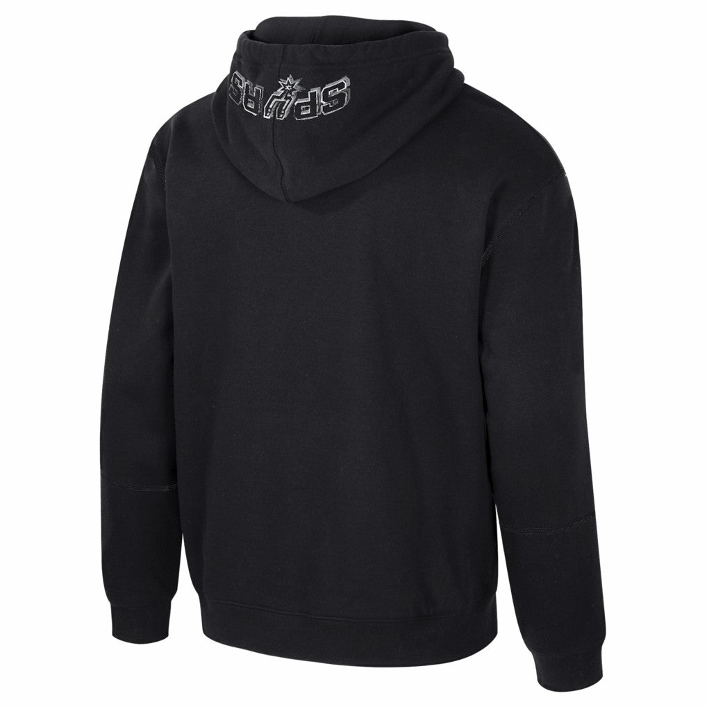 San Antonio Spurs Stadium Essentials Unisex Elementized Pullover Hoodie Black