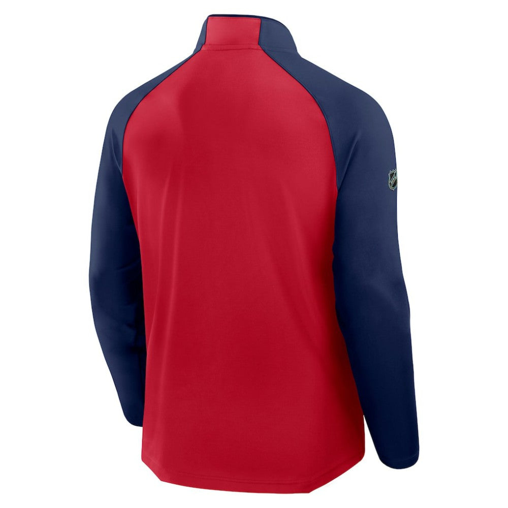 NHL Florida Panthers Fanatics 2026 NHL Winter Classic Authentic Pro Quarter-Zip - Bright Cardinal