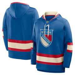 NHL New York Rangers Fanatics 2026 NHL Winter Classic Lace Collar Hoodie - Blue