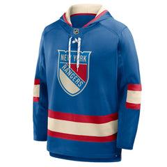 NHL New York Rangers Fanatics 2026 NHL Winter Classic Lace Collar Hoodie - Blue