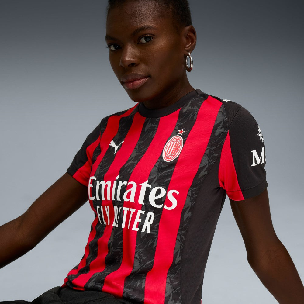 AC Milan Women's 2025/26 Home Replica Jersey Red