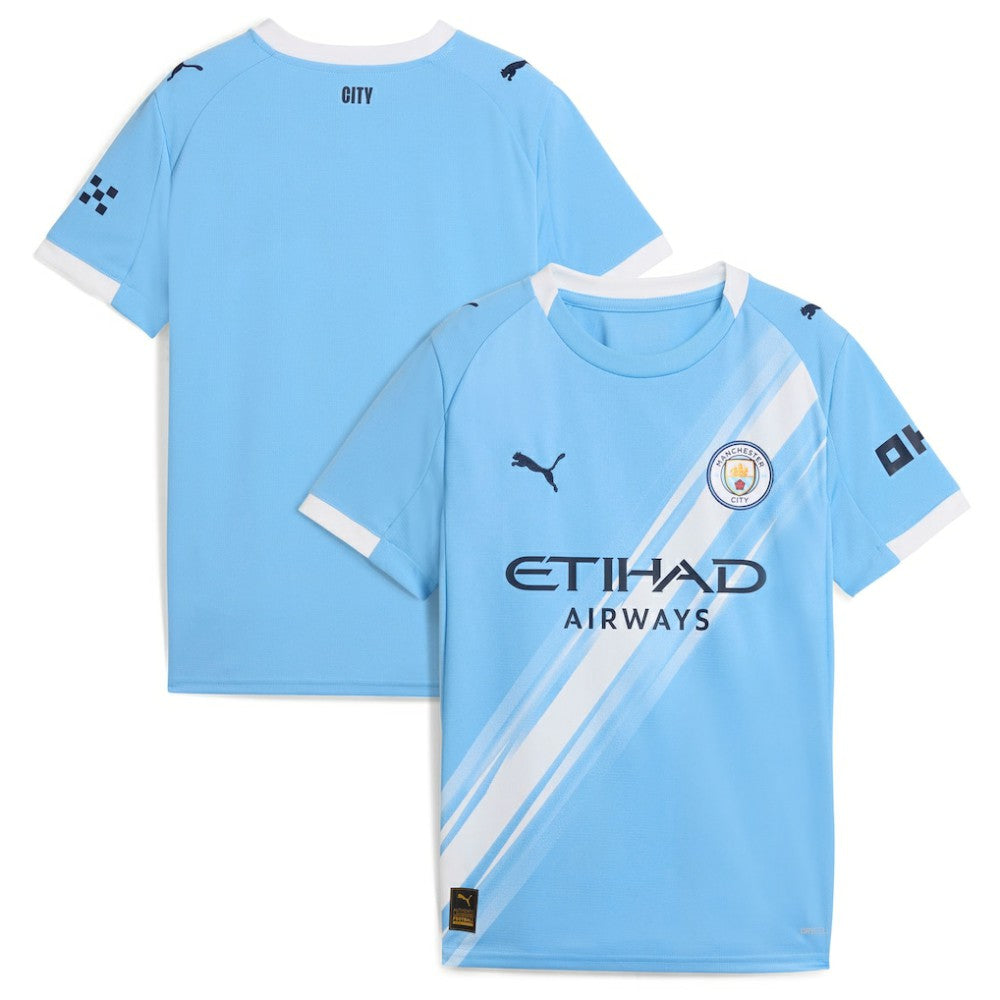 Manchester City Youth 2025/26 Home Replica Jersey Sky Blue shop