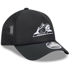 Colorado Rockies New Era 2026 Batting Practice Alternate Apex 9FORTY Adjustable Hat - Black Hats