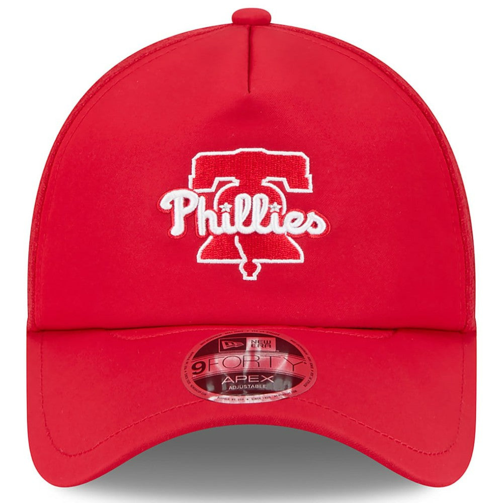 Philadelphia Phillies New Era 2026 Batting Practice Alternate Apex 9FORTY Adjustable Hat - Red Hats