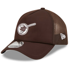 San Diego Padres New Era 2026 Batting Practice Alternate Apex 9FORTY Adjustable Hat - Brown Hats