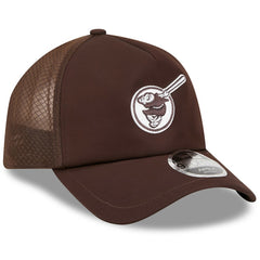 San Diego Padres New Era 2026 Batting Practice Alternate Apex 9FORTY Adjustable Hat - Brown Hats
