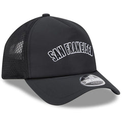 San Francisco Giants New Era 2026 Batting Practice Alternate Apex 9FORTY Adjustable Hat - Black Hats