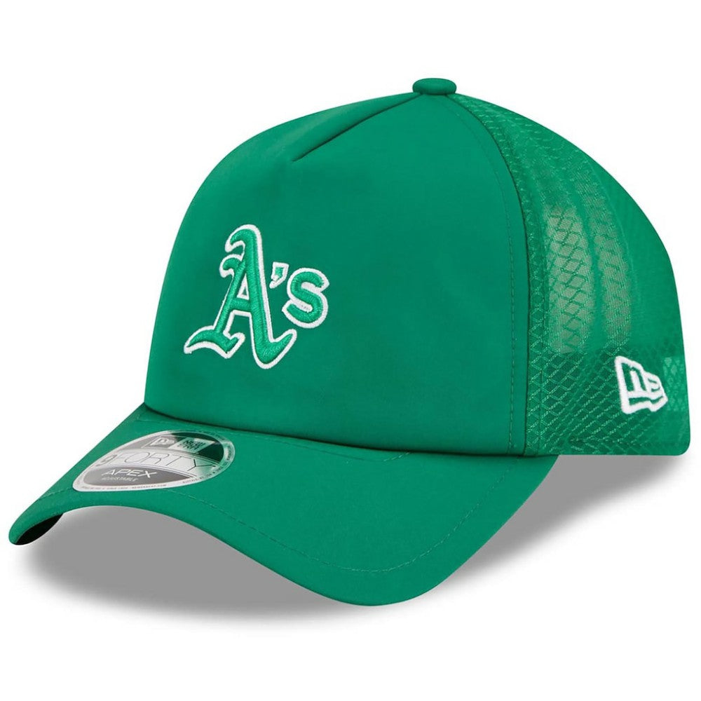 Athletics New Era 2026 Batting Practice Alternate Apex 9FORTY Adjustable Hat - Kelly Green Hats