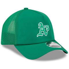 Athletics New Era 2026 Batting Practice Alternate Apex 9FORTY Adjustable Hat - Kelly Green Hats