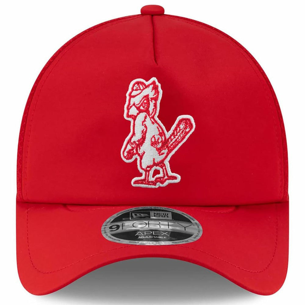 St. Louis Cardinals New Era 2026 Batting Practice Alternate Apex 9FORTY Adjustable Hat - Red Hats