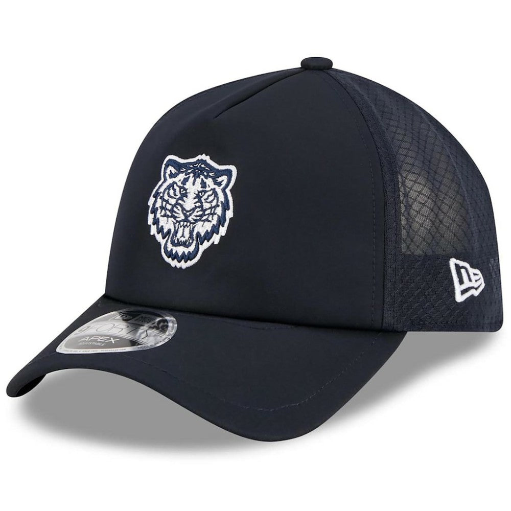 Detroit Tigers New Era 2026 Batting Practice Alternate Apex 9FORTY Adjustable Hat - Navy Hats