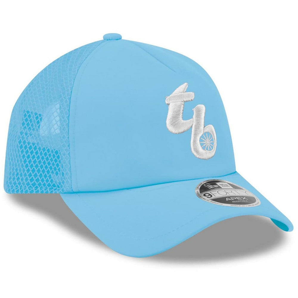 Tampa Bay Rays New Era 2026 Batting Practice Alternate Apex 9FORTY Adjustable Hat - Light Blue Hats