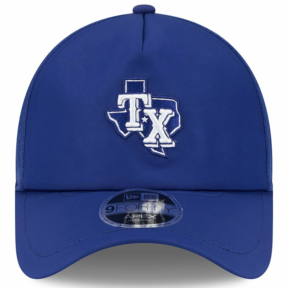 Texas Rangers New Era 2026 Batting Practice Alternate Apex 9FORTY Adjustable Hat - Royal Hats