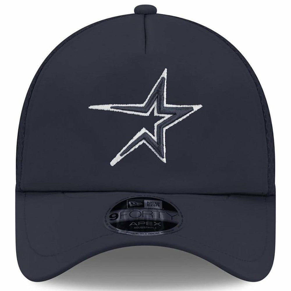 Houston Astros New Era 2026 Batting Practice Alternate Apex 9FORTY Adjustable Hat - Navy Hats