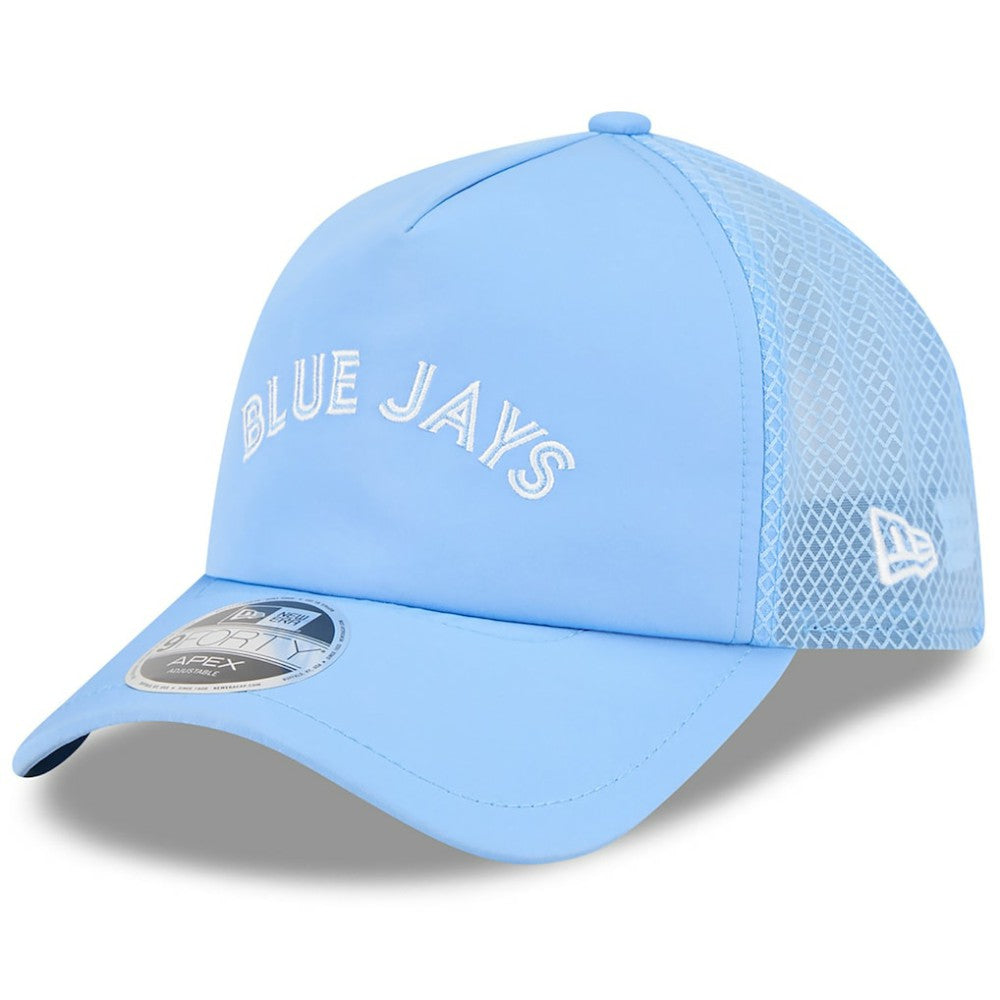 Toronto Blue Jays New Era 2026 Batting Practice Alternate Apex 9FORTY Adjustable Hat - Light Blue Hats