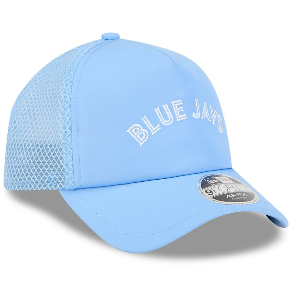Toronto Blue Jays New Era 2026 Batting Practice Alternate Apex 9FORTY Adjustable Hat - Light Blue Hats