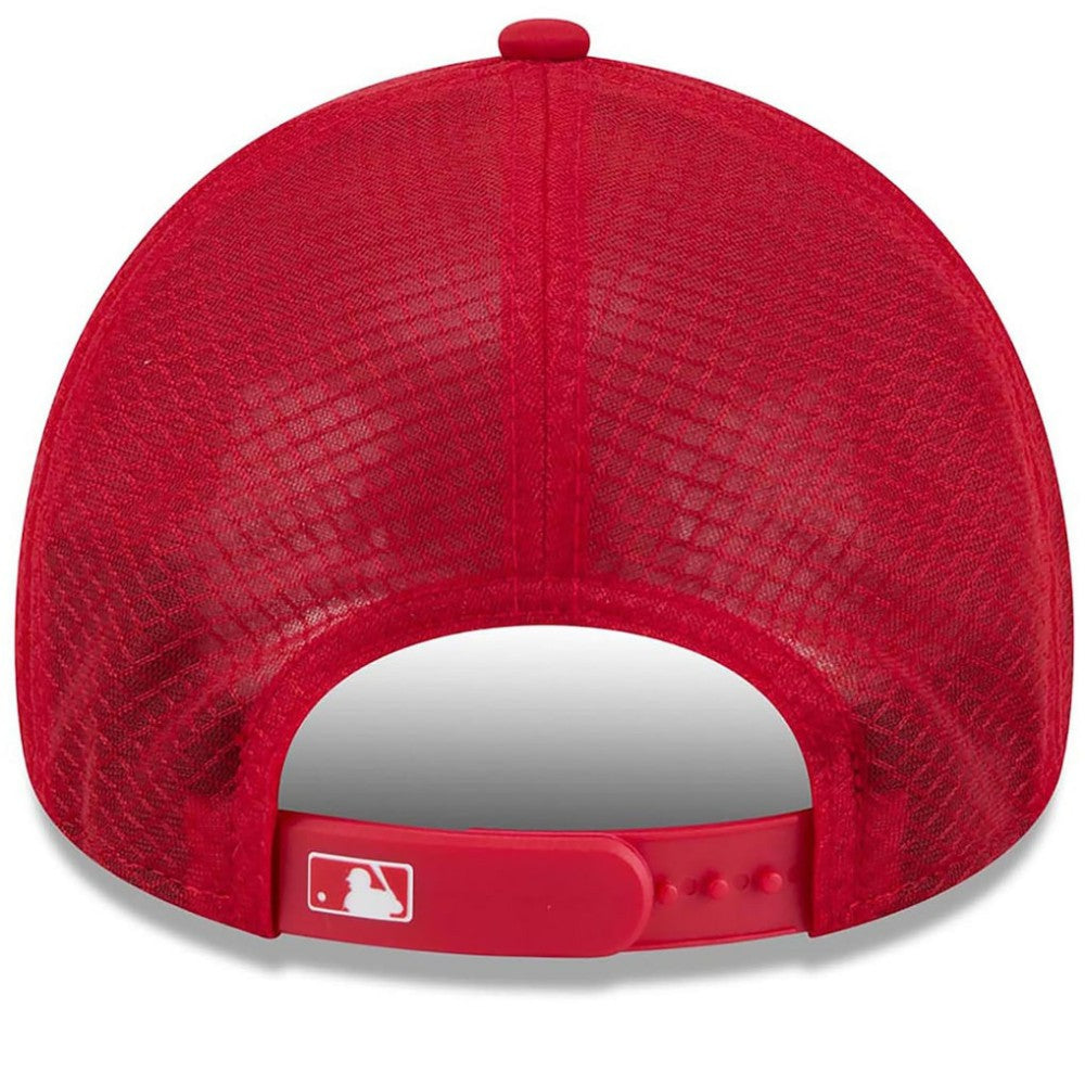 New York Yankees New Era 2026 Batting Practice Alternate Apex 9FORTY Adjustable Hat - Red Hats