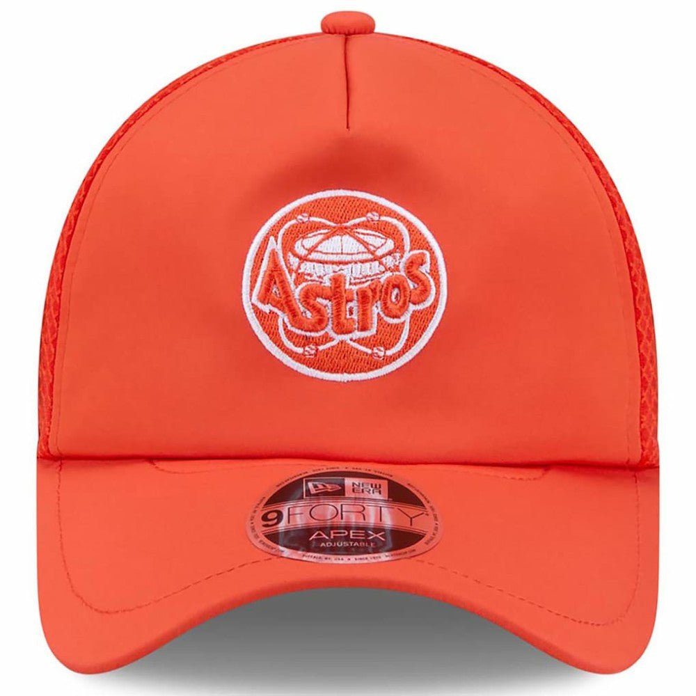 Houston Astros New Era 2026 Batting Practice Alternate Apex 9FORTY Adjustable Hat - Orange Hats