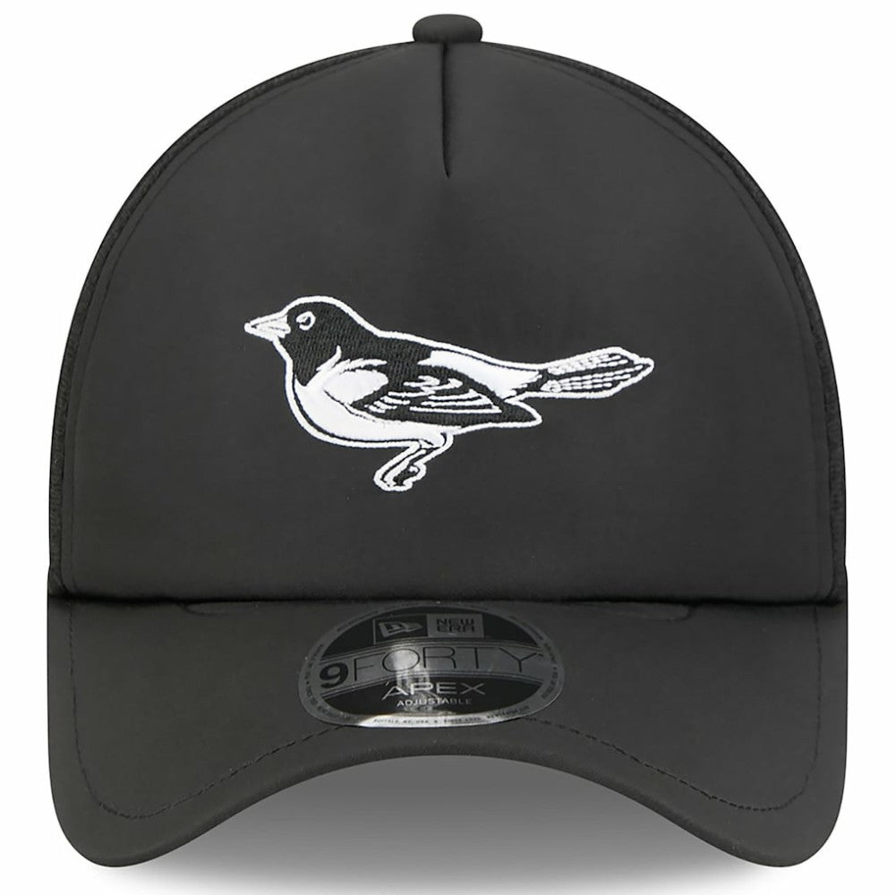 Baltimore Orioles New Era 2026 Batting Practice Alternate Apex 9FORTY Adjustable Hat - Black Hats