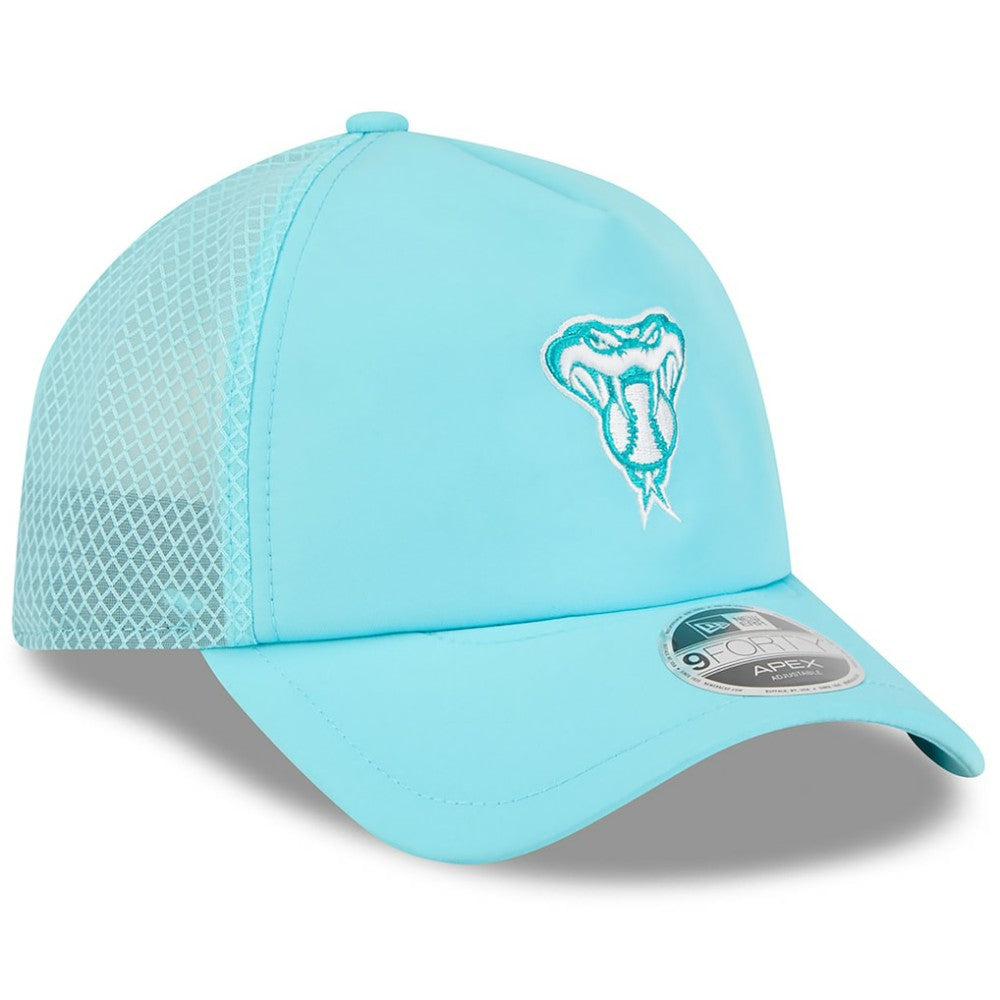 Arizona Diamondbacks New Era 2026 Batting Practice Alternate Apex 9FORTY Adjustable Hat - Teal Hats