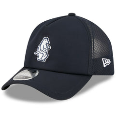 Chicago Cubs New Era 2026 Batting Practice Alternate Apex 9FORTY Adjustable Hat - Navy Hats