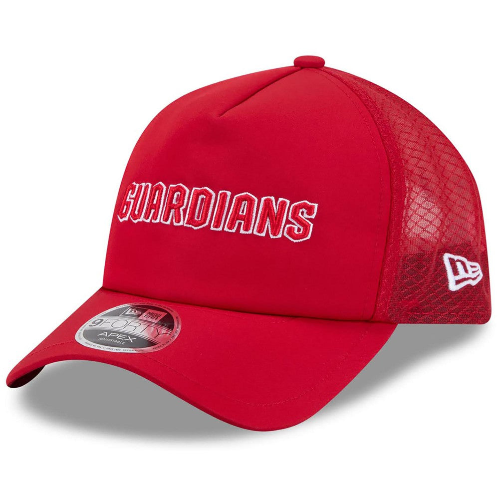 Cleveland Guardians New Era 2026 Batting Practice Alternate Apex 9FORTY Adjustable Hat - Red Hats