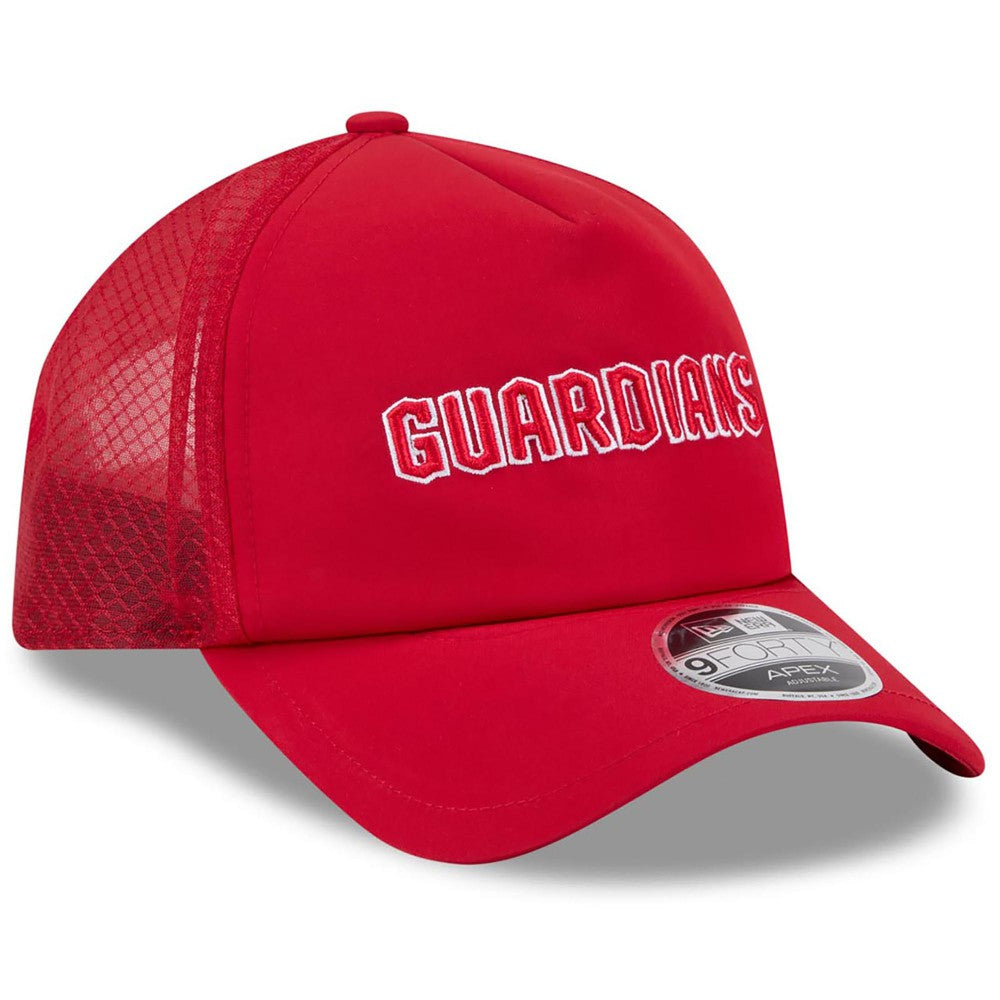 Cleveland Guardians New Era 2026 Batting Practice Alternate Apex 9FORTY Adjustable Hat - Red Hats